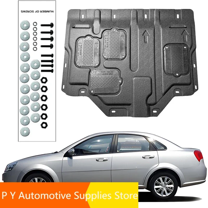 

Car Accessories Black Under Engine Guard Mudguard Board Splash Shield Mud Fender Plate Panel For Buick JA Excelle 2006-2012 1.8L