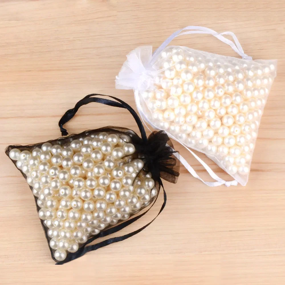 100pcs/lot Wholesale Organza Bags 5*7 Drawable Wedding Packaging Gift Bag Party Jewelry Bags Pouches