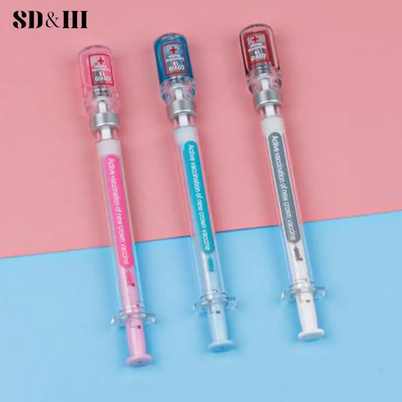 

Syringe Peculiar Shape Cute Stationery 0.5mm School Office Supplies Gel Pen