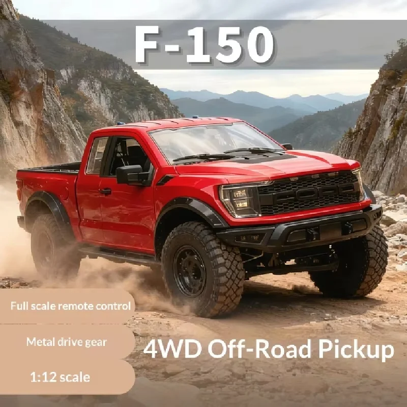 Voiture RC 1/14 Tout Terrain 2.4GHz RTR 4WD 45km/h - Noir/Argent