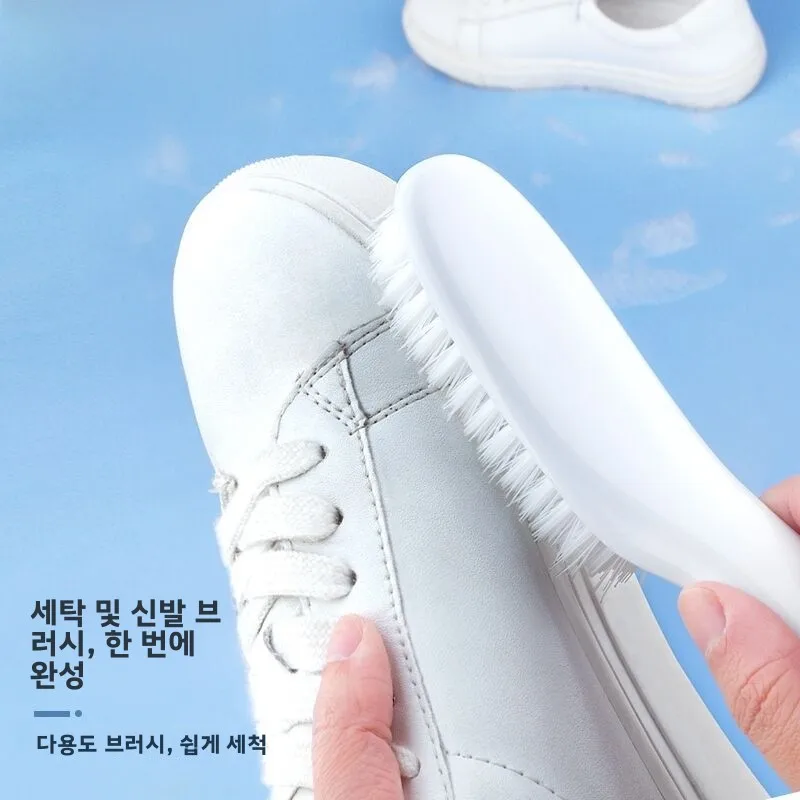 긴 손잡이 플라스틱 브러쉬 가정용 다기능 세탁 도구 (옷과 신발 세탁용) 단단한 헤어 보드 브러쉬