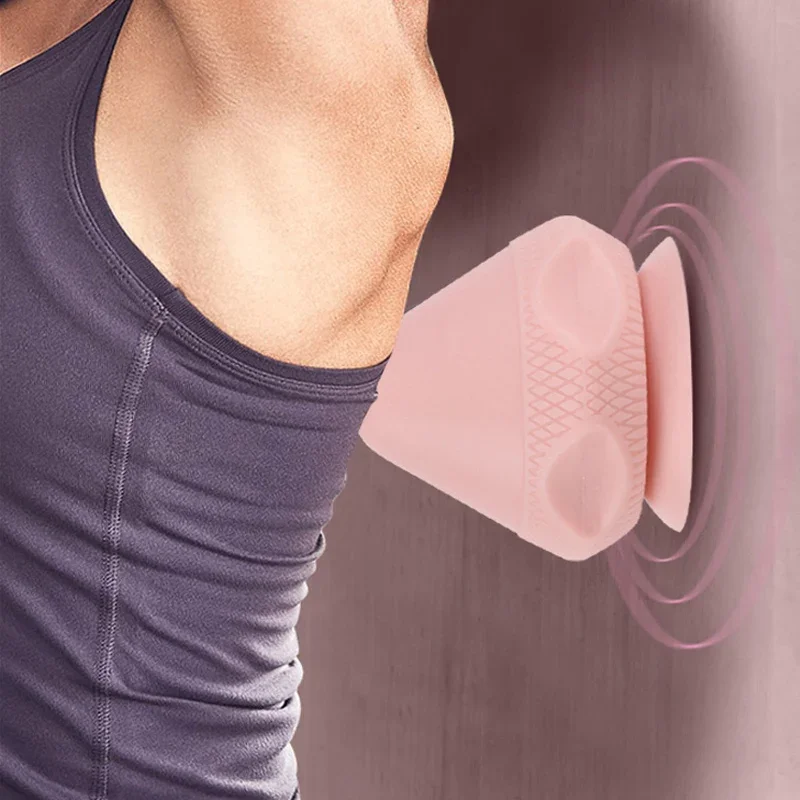 Fascia Massage Ball With Suction Cup Fascia Ball Adsorption Relaxation Massager Silicone Sole Back Massage