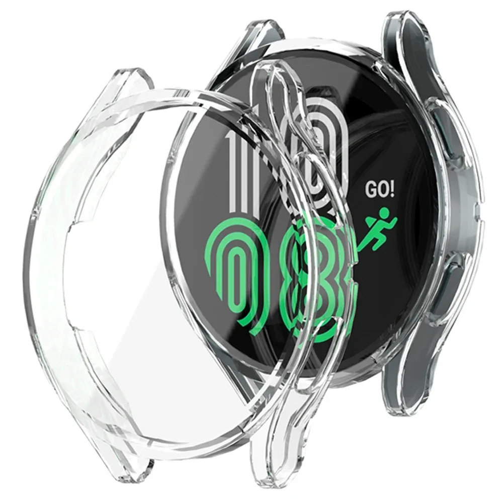 Watch screen protector case Silicone Case For Samsung Galaxy Watch 7 6 4 5 40MM 44MM All-Around Screen Protector Soft TPU Protective Cover 44mm 40mm