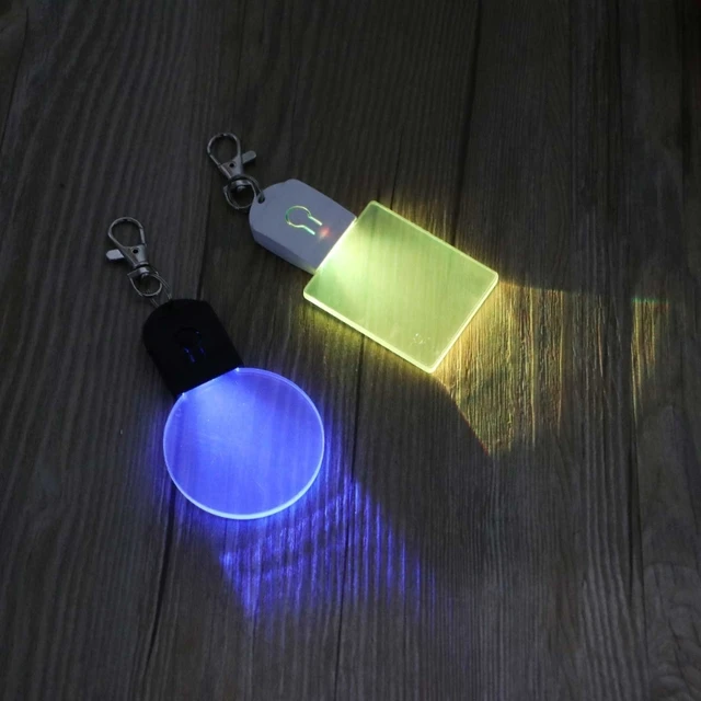 10pcs Mini LED Keychain Decorative Tiny Key Ring Light Portable Key Chain  for Outdoor