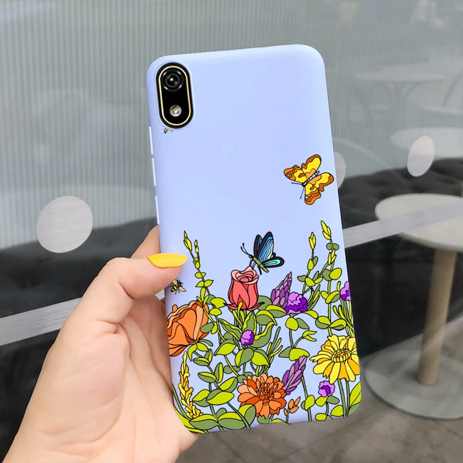 Stylish Painted Silicone Soft TPU Phone Case - Protective Back Cover Bumper