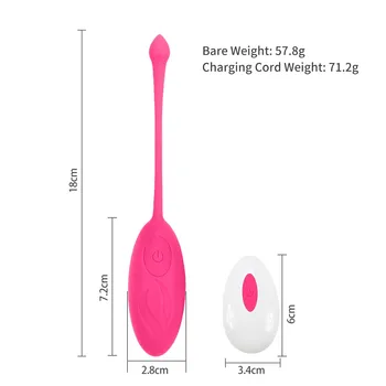 12 Speeds Vibrating Egg vibrator for women electric shock vaginal Sex toy female Wireless Remote Clitoris Stimulation Jump Egg 5