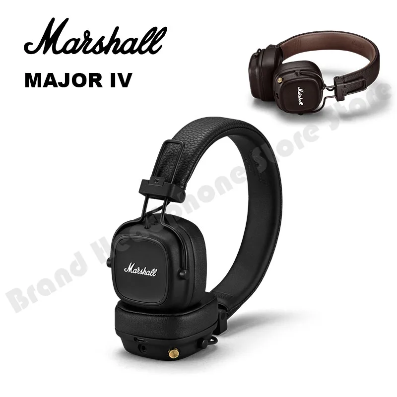 Marshall Major IV - Casque Bluetooth sans fil - Basses profondes