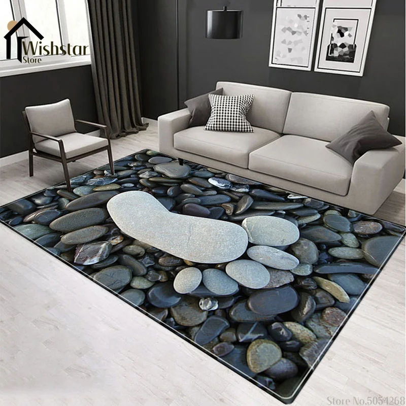  Alfombras gruesas para área 3D de flores para interiores y  exteriores, alfombras antideslizantes para sala de estar, entrada, hogar :  Hogar y Cocina