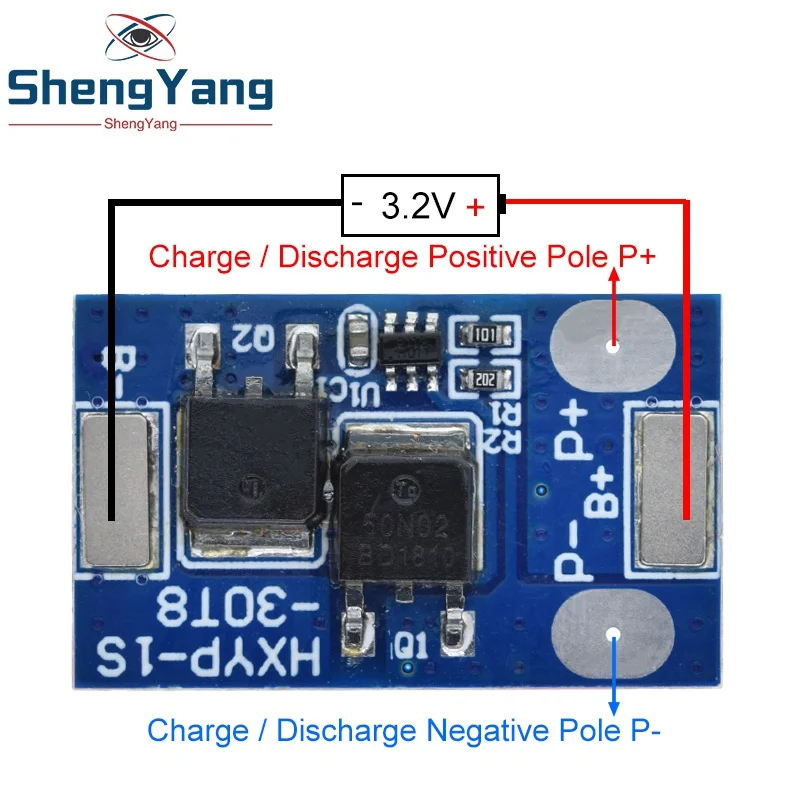 Lifepo4 Battery Bms 1s 3.2v 7a Charging Board Short Circuit Protection