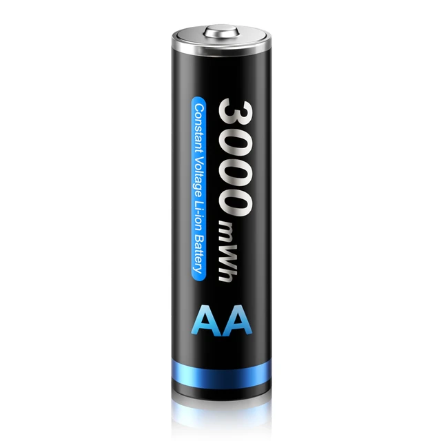 CITYORK Chargeur AA AAA CD avec 8 Piles AA Rechargeables 3000mAh, Batterie  Haute Performance et Chargeur Garantie 18 Mois (l'apparence Peut Varier)