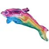 Colorful Inflatable Dolphin Pool Beach Swimming Game Toy Pool Float Water Sports Inflatable Toys for Kids Gifts 2