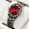 2026 New Men Watch Technology Style Silver Stainless Steel Relief Clock Quartz Movement 3Bar Waterproof Sports Wristatch for Men