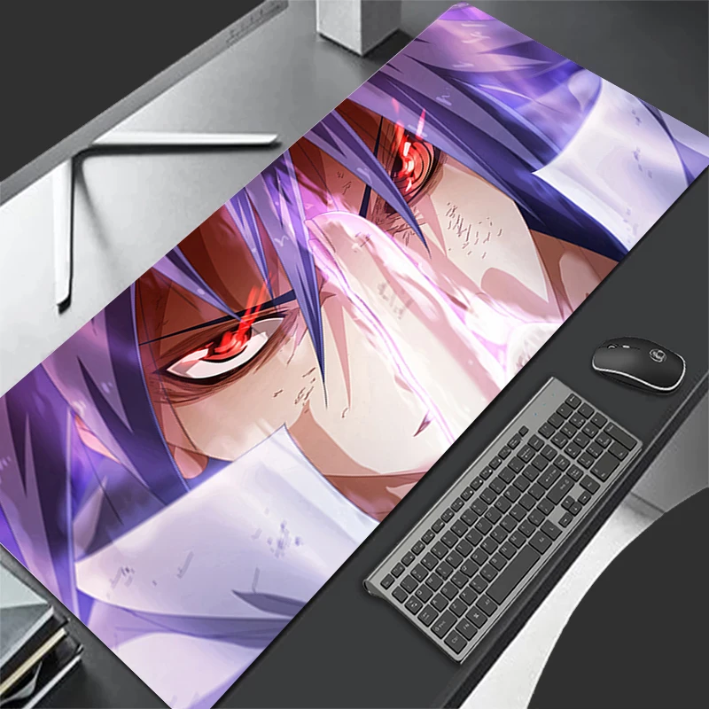 Mouse Pad Gaming Accessories PC Gamer 900x400 Anime N-narutoS Computer S-sasuke Desk Mat Laptop Varmilo Keyboard Pads Mousepad 4