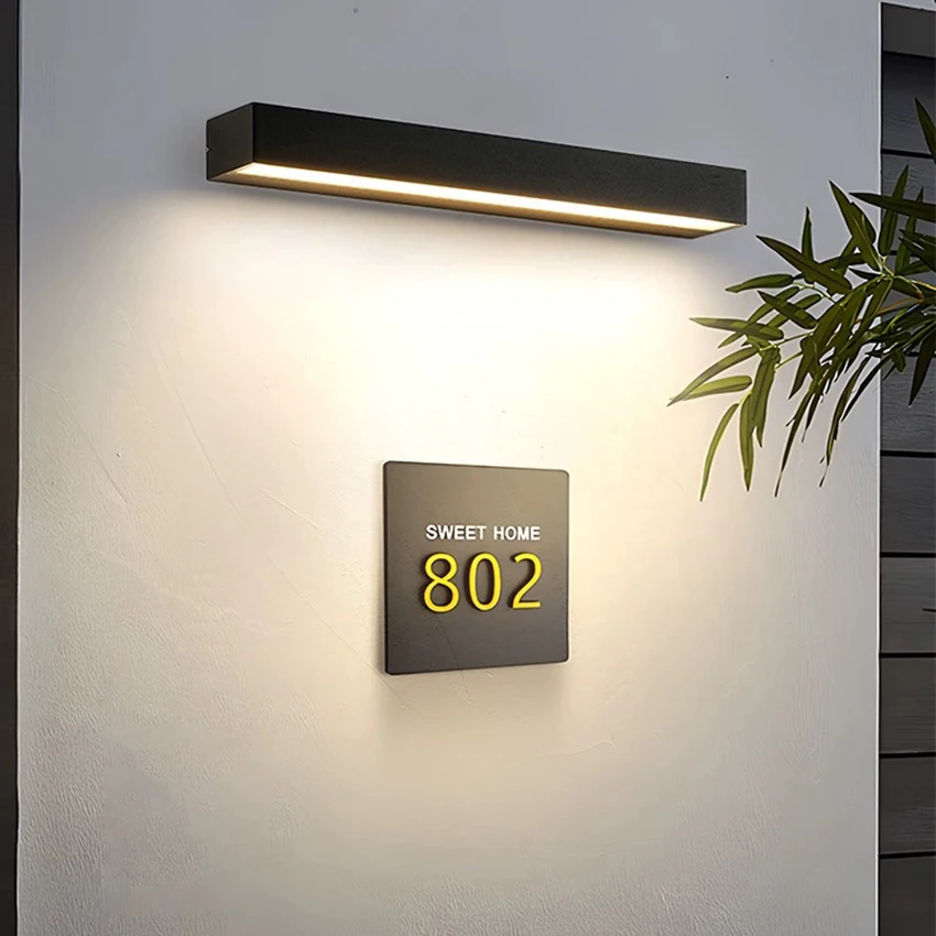 Outdoor Single Head Light Emitting Wall Lamps Up or Down Wall Light Waterproof Sconce For Garden Porch Terrace Balcony