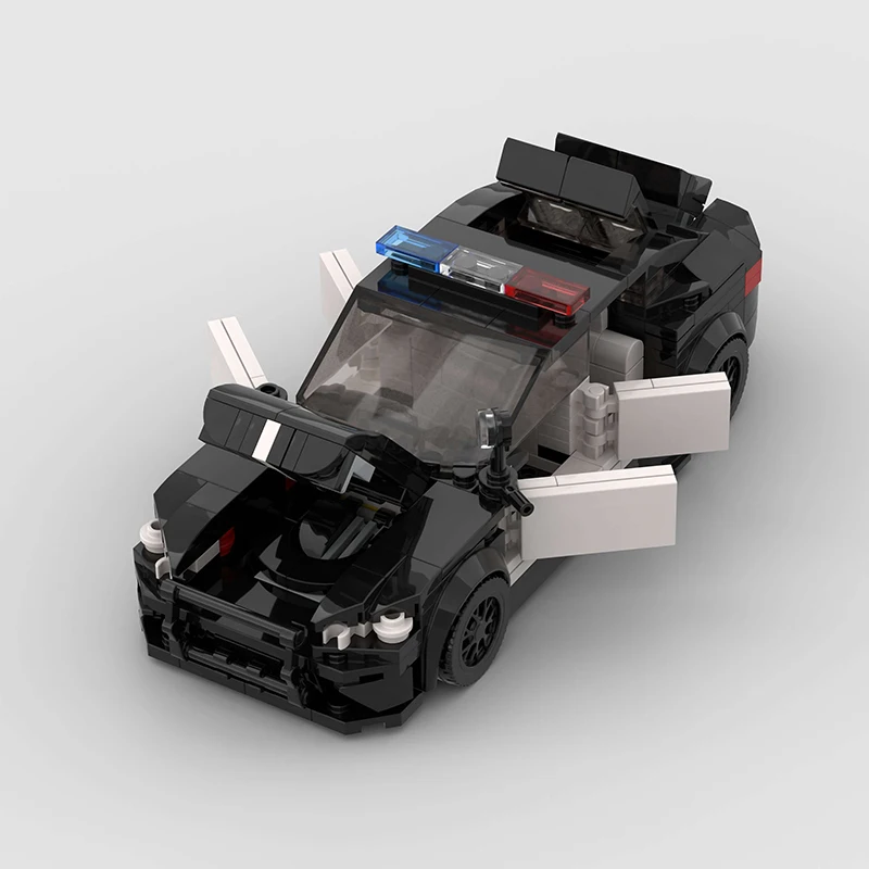 

395 PCS MOC Police Car Speed Champions Super Race Vehicle model Building Block Racing brick toy Christmas Thanksgiving Gift City