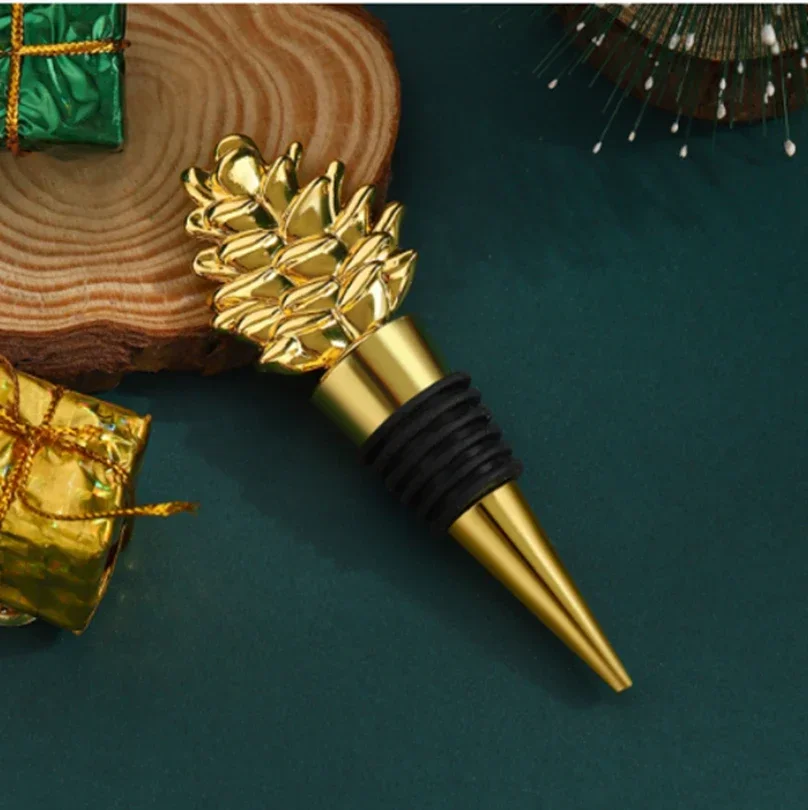 Bottle Stopper Seal wine stopper Wine Accessories Tools Creative Gifts Christmas Decoration Snowflake Alloy