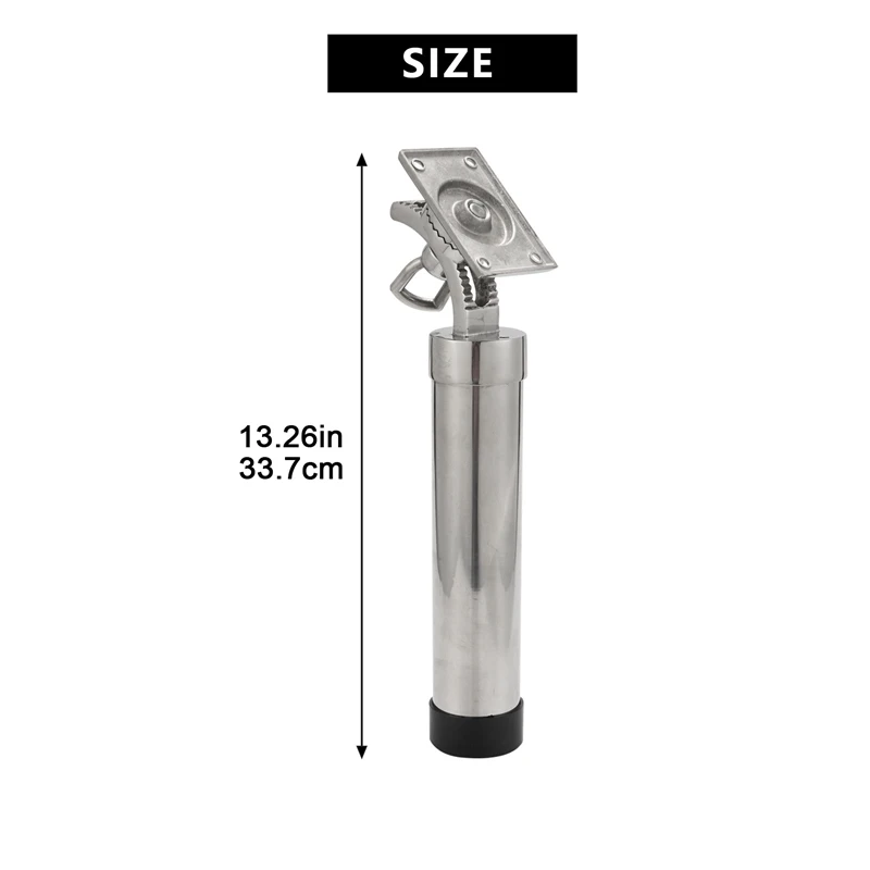 Boat Fishing Rod Holder Adjustable Fishing Rod Holder Boat Silver