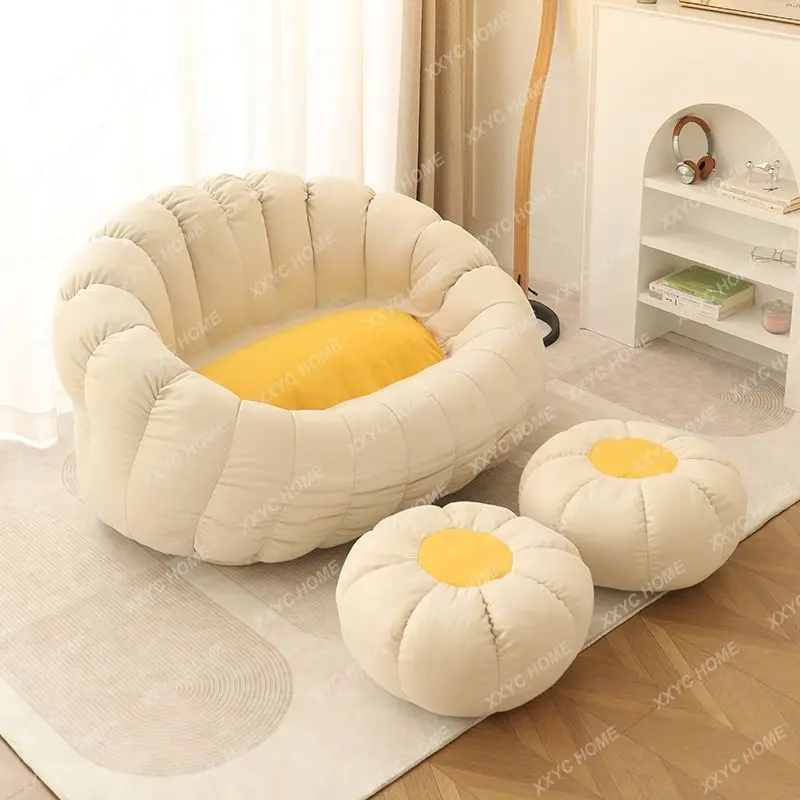 

Bean Bag Reclining and Sleeping Balcony Leisure Recliner Bedroom Small Sofa
