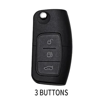 Nuova custodia per telecomando chiave per Ford Fiesta Focus 2 Ecosport Kuga Escape Falcon b-max c-max Eco Sport Galaxy 3 pulsanti Shell - Nuova custodia per telecomando chiave per Ford Fiesta Focus 2 Ecosport Kuga Escape Falcon b