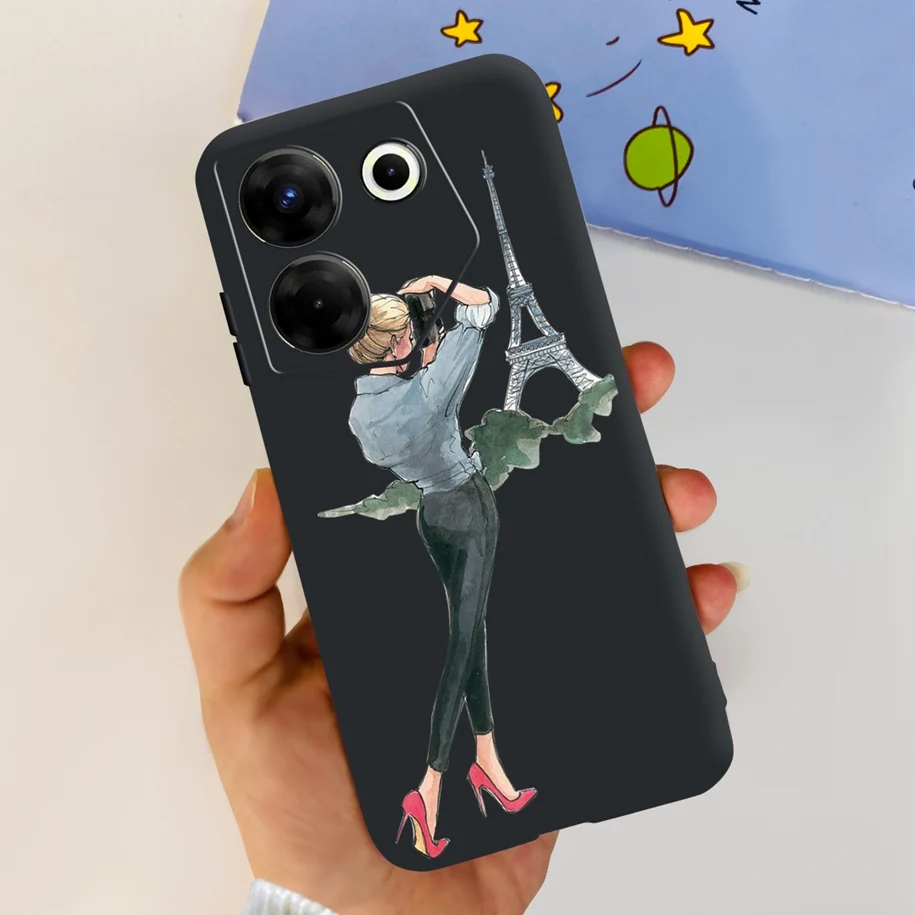 Cute Astronaut Silicone Soft Phone Case with Durable Bumper Protection