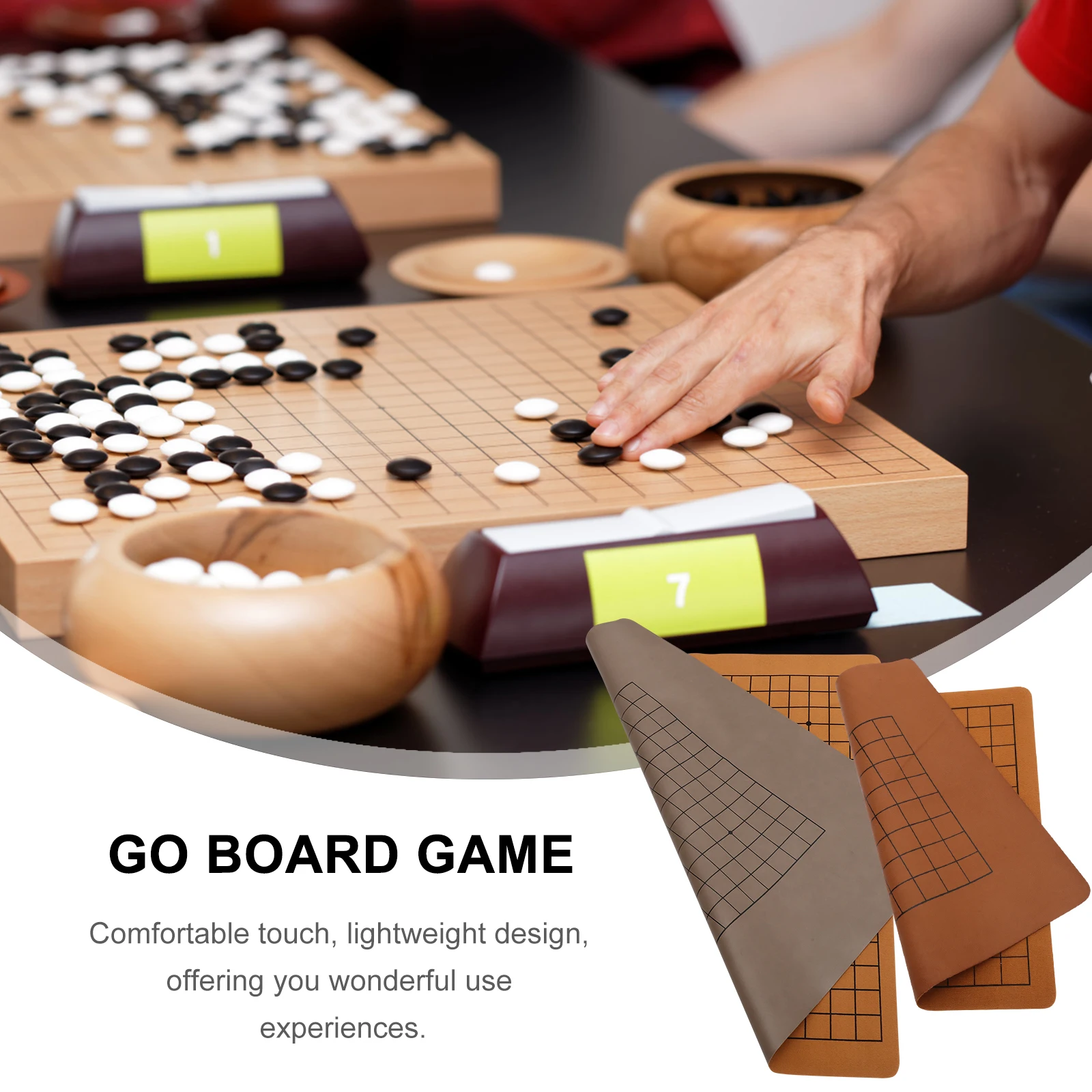 Foldable Go Game Chessboard Weiqi Checkerboard double-faced Trekking The World Board Game Kids Go Chess Toy Internation Standard board game,foldable chess board,folding chess board,table games