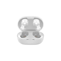 Wireless Bluetooth Earbuds with Smart Voice Assistant Integration (White)