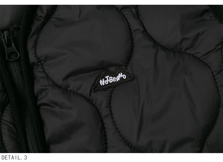 Autumn and Winter Lightweight Rhombus Cotton-Padded Waistcoat Men's Baseball Cotton-Padded Jacket Waistcoat Loose Vest