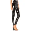 Women Shiny PU Leather White PVC Pants Slim 4XL Sexy Leggings Latex Stretchy High Waist Bodycon Pants Summer Skinny Trousers 5
