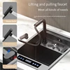 Intelligent Fruits And Vegetables Disinfection Hidden Cup Washer Kitchen Sink Water Catalyst Bar Sink Stainless Steel Wash Basin 5