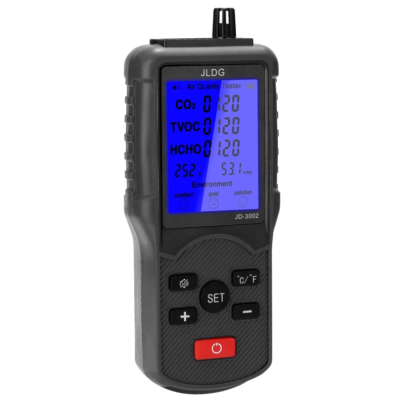 

Multifunctional Air Quality Tester CO2 Meter Temperature Humidity Measuring Device