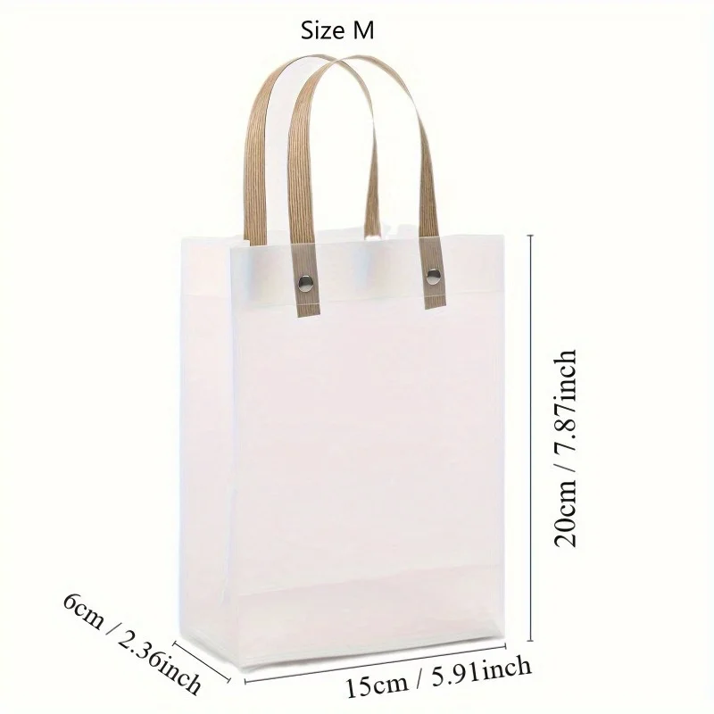 3pcs, Clear Tote Bags for Jewelry Packaging Cosmetic Storage, Perfect Gift Bags for Weddings