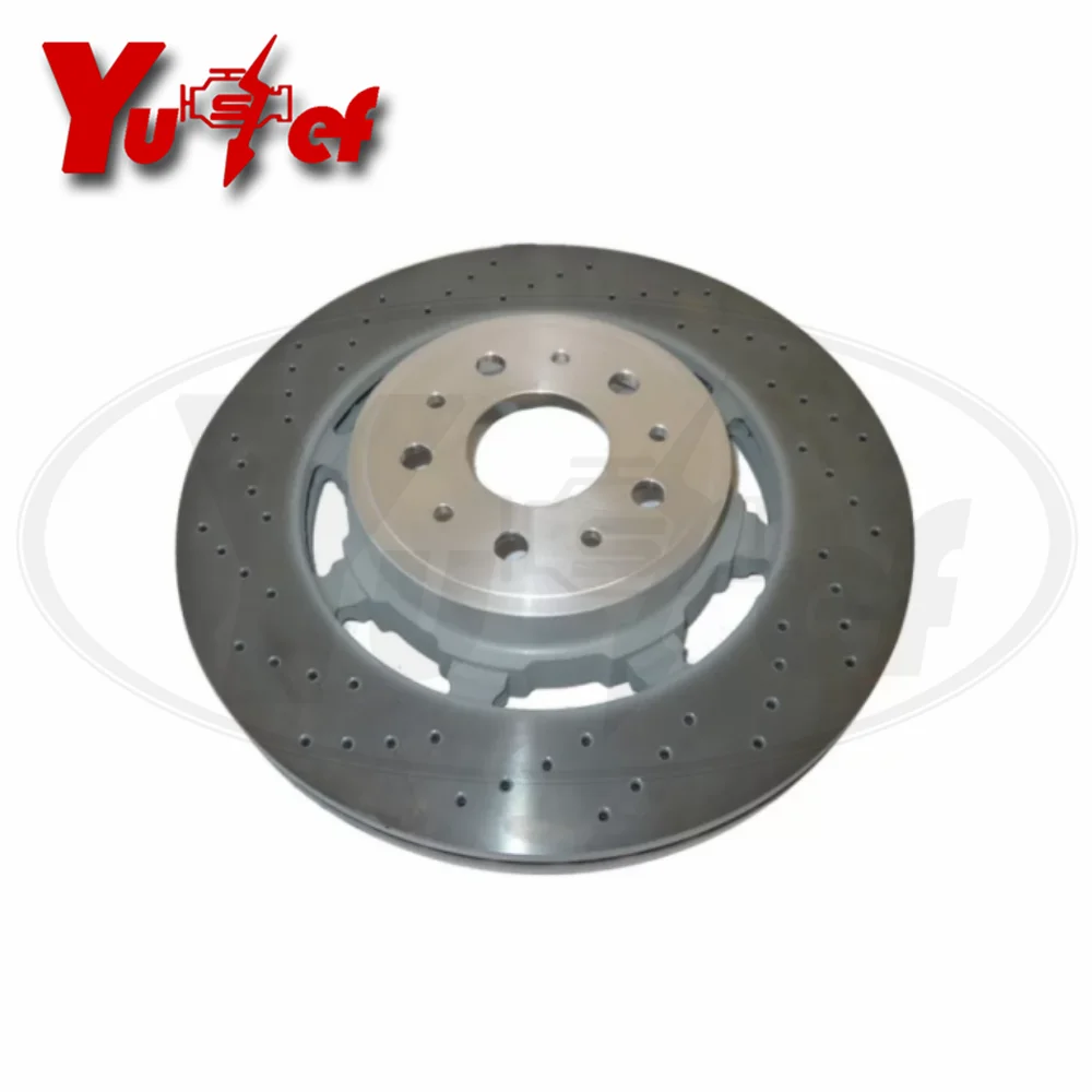 Pair Front Brake Disc For Maserati Quattroporte 4.7T MASERATI GRANTURISMO 4.7S 2007 000235318