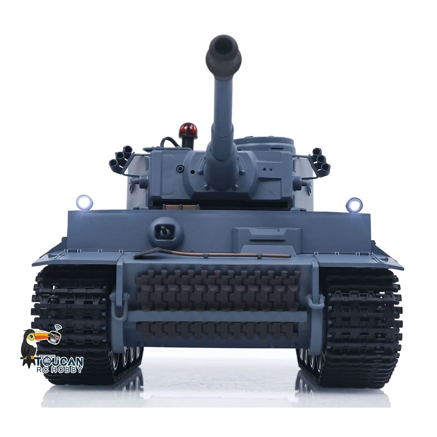 Char RC Tiger I 1/16 avec fumée, BB, infrarouge, 2.4GHz
