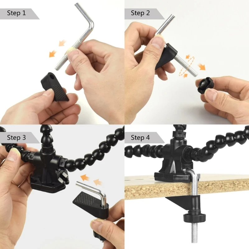 

Multifunctional Helping Hands Soldering Third Hand Soldering Tool Flexible Arms Dropship