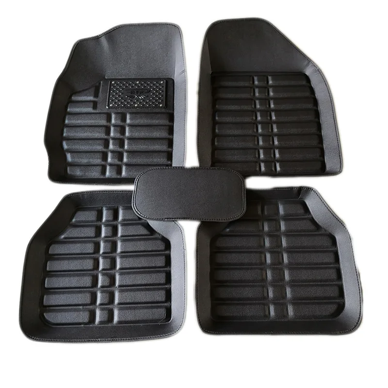 

NEW Luxury Leather For Ford Focus Mk2 Mk2.5 2005~2023 Car Floor Mats Footpads Anti-Slip Carpet Foot Pads car Accessories