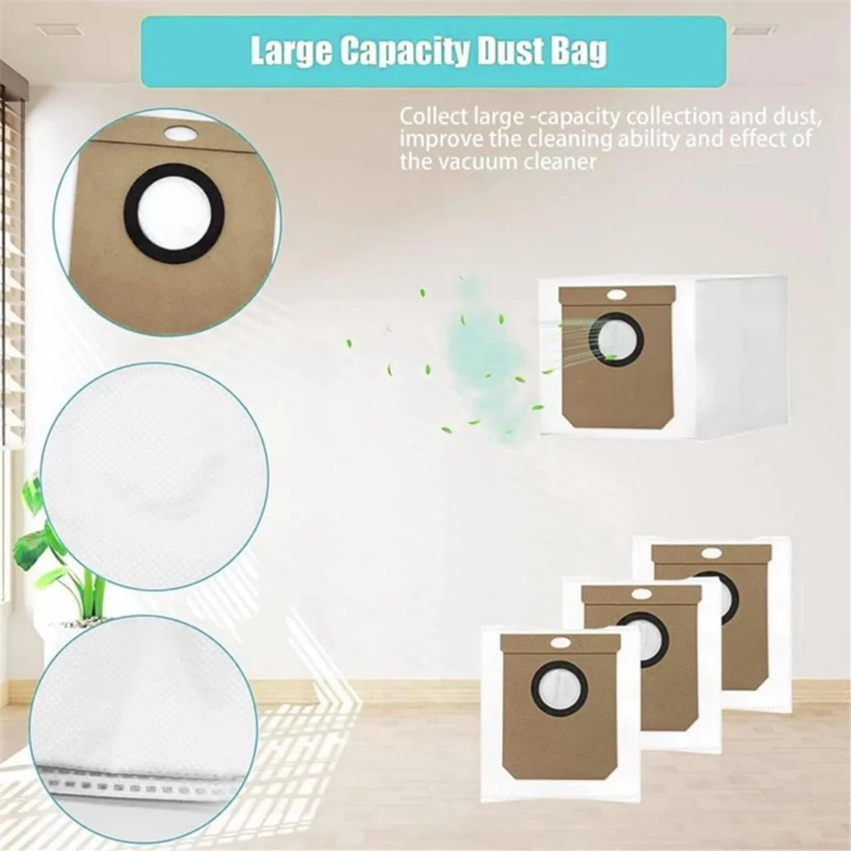 A04R-For Eufy Clean L60 SES / L60 Hybrid SES / L50 Robot Vacuum Cleaner Main Side Brush Hepa Filter Dust Bags Accessories