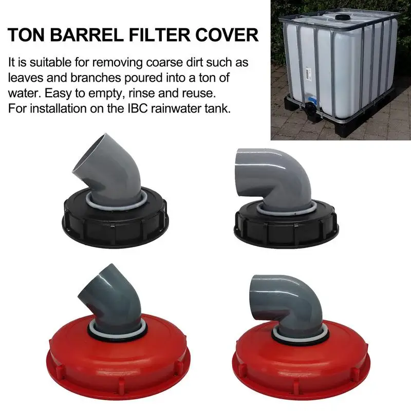 

IBC Ton Barrel Cover Cap With Nylon Filter With Venting Ton Barrel Plastic Cover Tote Tank Lid Breath Cover Fitting