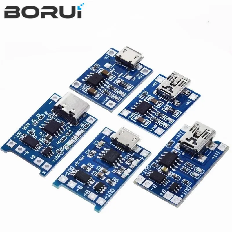 Mini Micro-c USB 5V 1A 18650 TP4056 модуль зарядного устройства литиевой батареи зарядная плата
