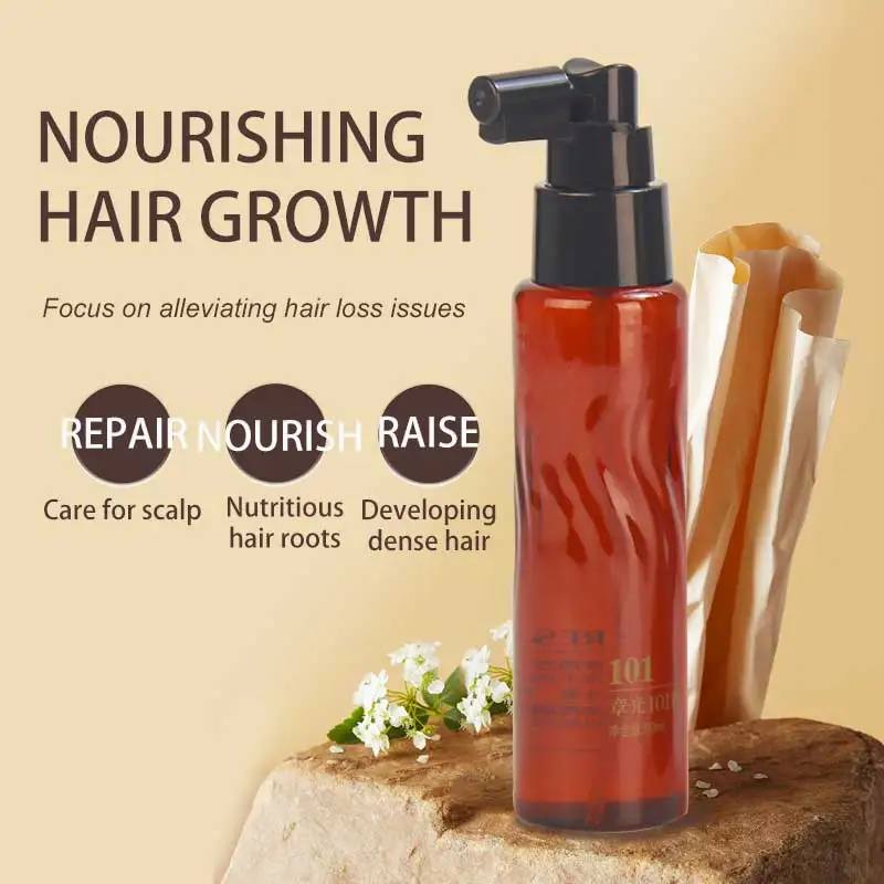 Zhangguang 101 Formula 80ml Chinese Herbal Medicine Therapy Nourish The Hair Follicle Hair Regrowth For Baldness