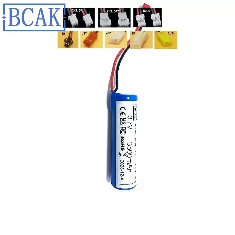 

Quality BCAK 18650 3.7V 3500mAh 1S1P Bms Lithium Battery Protection Plate -Lighting Electric Toothbrush Fan Backup Battery Blue