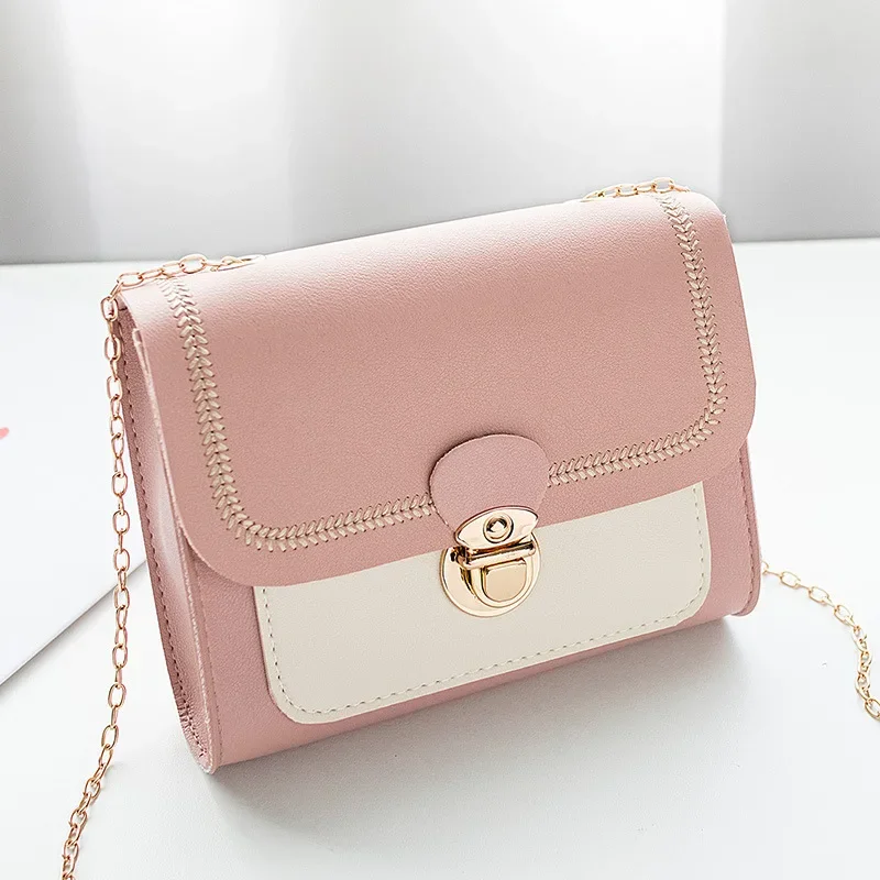 

Women Summer Shoulder Crossbody Bag Chain PU Leather Ladies Messenger Bag