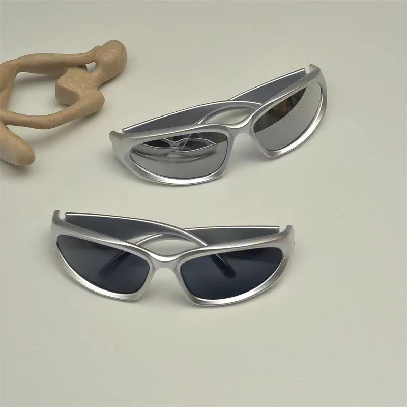 Kids Sunglasses Punk Sunglasses Outdoor Children Sports Sun Glasses Boys Girls UV400 Goggle Shades Mirror Colorful Y2k_voghion.com