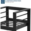 Patio Furniture Set Oversized Aluminum Outdoor Furniture Modern Patio Set, Thickness 5" Cushion Outdoor Seating Set for Balcony 4