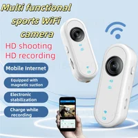 HD Pocket Action Camera RIDE Wifi Mini Sports Camera Anti-Shake With Waterproof Case For Helmet Travel Bicycle Driver Recorder 1