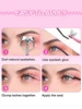 New false eyelash curler novice multi-functional stainless steel eyelash tweezers tool 6
