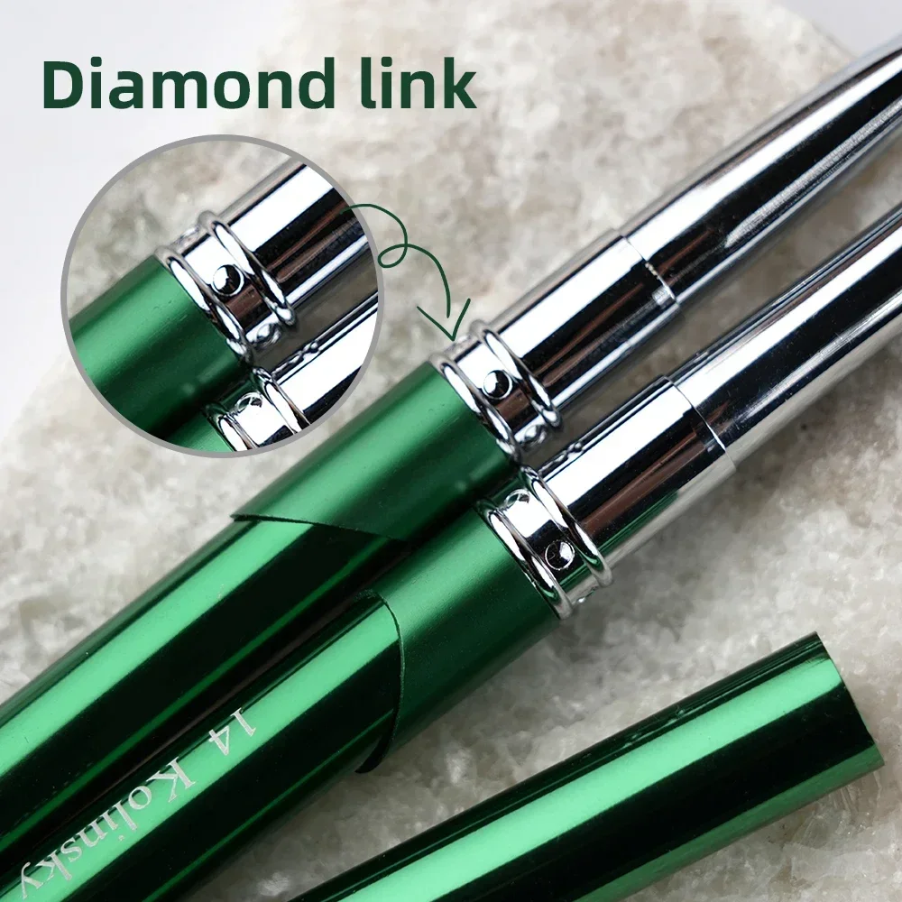 Nail brushes Kolinsky acrylic metal brush for acrylic nails sizes 2-18