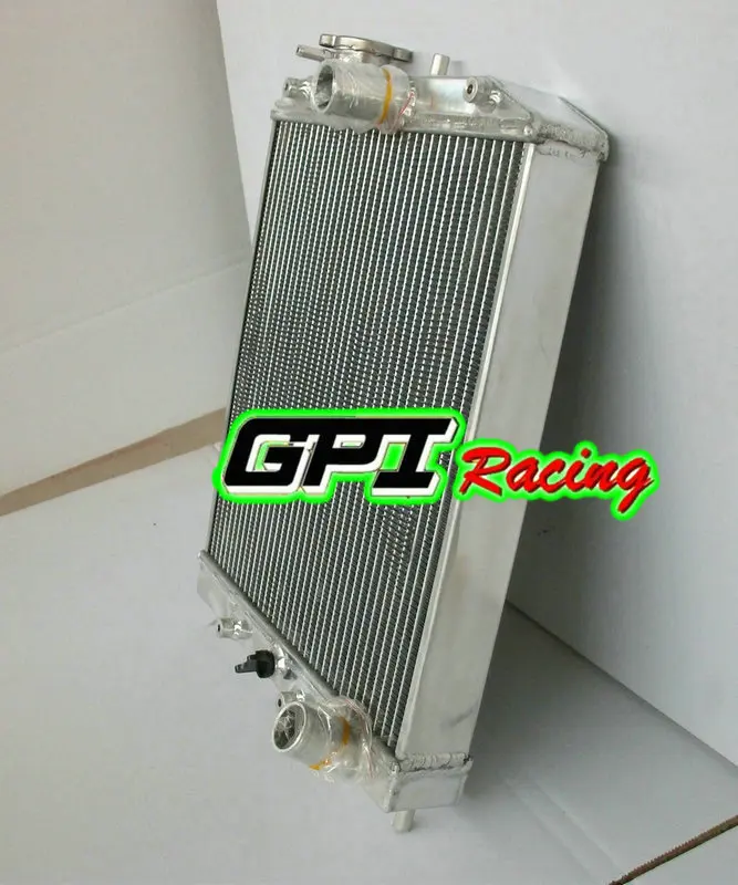 4ROW Aluminum Radiator 1992-2000 FOR Honda Civic CRX DEL SOL EK EG D15 D16 B16 B18 + FAN Shroud 93 94 95 96 97 32mm Pipe