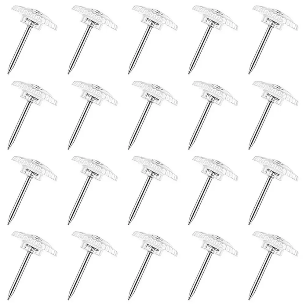 100Pcs 푸시핀 코르크 보드 메시지 보드지도 걸이용 장식 사무실 학교 액세서리용 귀여운 드로잉 핀
