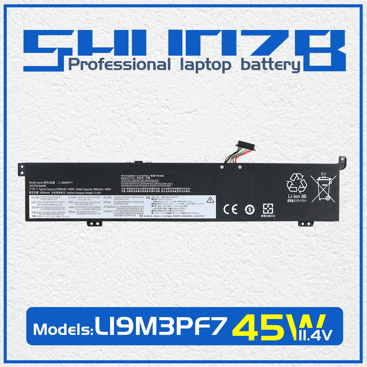 Batteria Shuozb Muslimexmuslimah Per Lenovo Ideapad Creator 5-15Imh05 Gaming 3-15Arh05 Series Muslimah