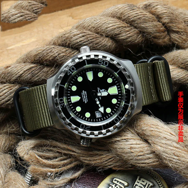 Durable Waterproof Nylon Watch Strap for Army Sport Watch - Multiple Sizes Available